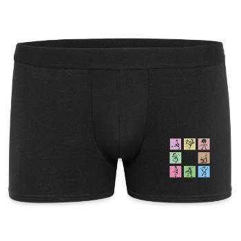 Struwwelpeter Pop Art – Francfort, Allemagne - Boxer Homme - noir - Devant