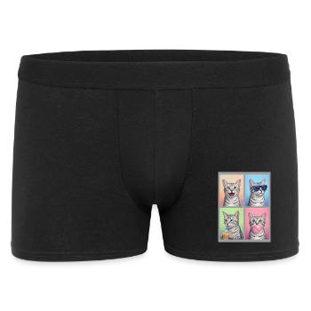 Chats Chat Mau égyptien - Boxer Homme - noir - Devant
