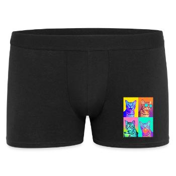 Chats Chat Mau égyptien - Boxer Homme - noir - Devant