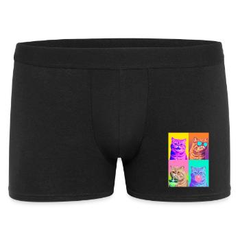 Chats Chat Exotique à Poil Court - Boxer Homme - noir - Devant