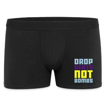 drop beats not bombs - Boxer Homme - noir - Devant