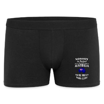 NÉ EN AUSTRALIE / Australie / Commonwealth - Boxer Homme - noir - Devant