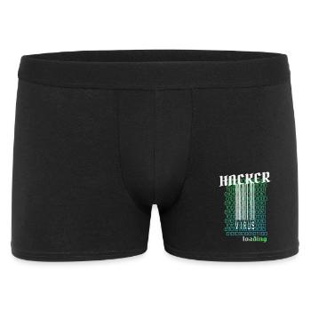 Anonymous, hacker - Men's Boxer Shorts - black - Front