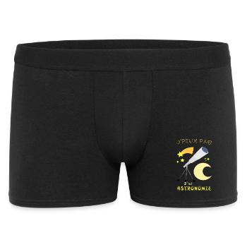j'peux pas j'ai astronomie - Boxer Homme - noir - Devant