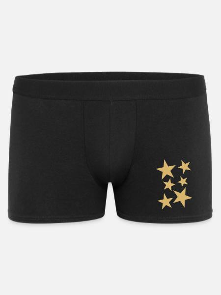 étoiles - Boxer Homme - noir