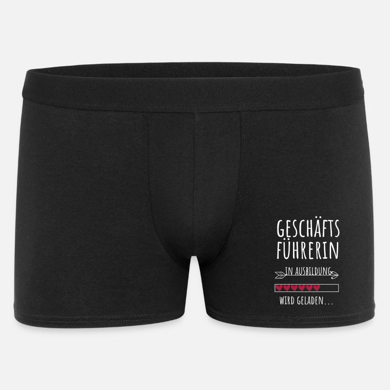 Geschäftsführerin Chefin CEO Ausbildung Geschenk - Männer Boxer Shorts - Schwarz
