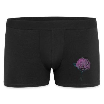 Fleur de trèfle fleur Trèfle chanceux - Boxer Homme - noir - Devant