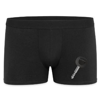 Single car key for automobile fans - Men's Boxer Shorts - black - Front