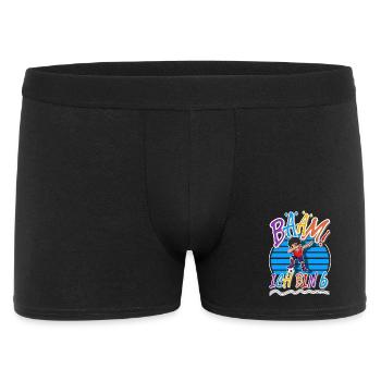 6. Geburtstag Kinder Fußball - Männer Boxer Shorts - Schwarz - Vorne