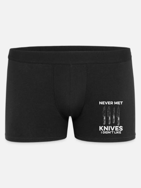 Knife Making Messermacher Design - Männer Boxer Shorts - Schwarz