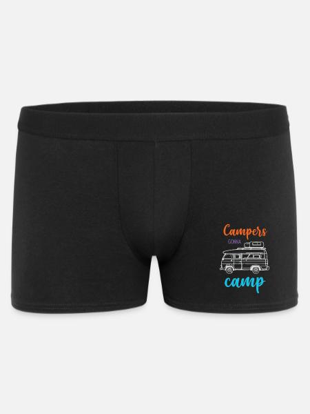 Campers Gonna Camp - Men's Boxer Shorts - black