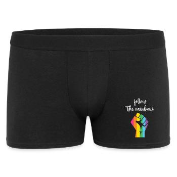 LGBT Pride Month - Follow The Rainbow - Men's Boxer Shorts - black - Front