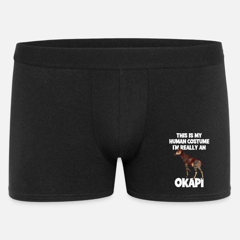 Expédition au zoo d'Okapi - Boxer Homme - noir