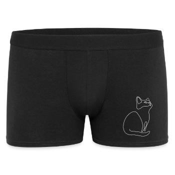 Chaton Chat Chat - Boxer Homme - noir - Devant
