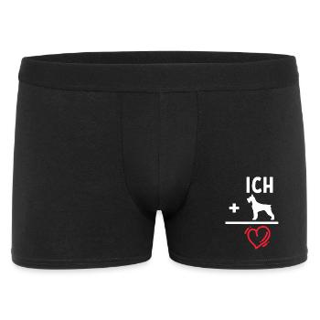 Chien, Cœur, Animal câlin, Animaux domestiques, Animal préféré - Boxer Homme - noir - Devant