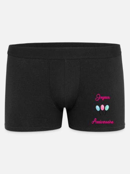 JOYEUX ANNIVERSAIRE - Boxer Homme - noir