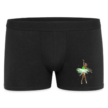 Graffiti Funky Sprayer Illustration Tattoo Art - Men's Boxer Shorts - black - Front