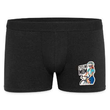 Autocollant d’autonomisation des mamans cyclistes - Boxer Homme - noir - Devant