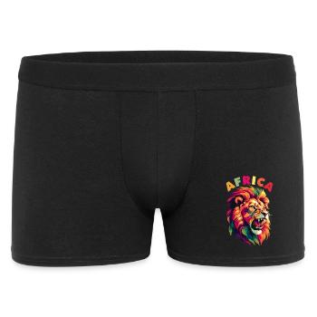 African Lion - Men's Boxer Shorts - black - Front