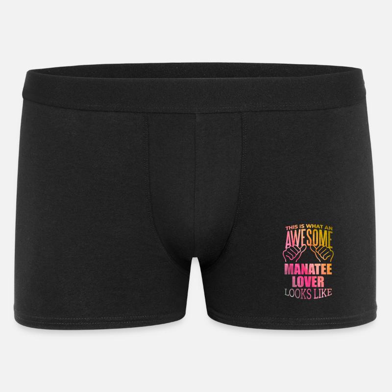 Manatee - Men's Boxer Shorts - black