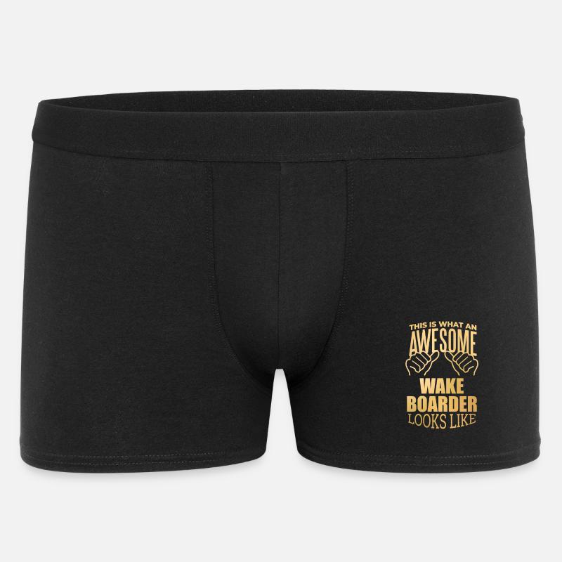 Wakeboard Wakeboard Wakeboard - Boxer da uomo - nero