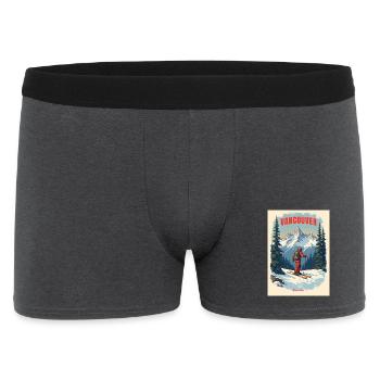 Paysages de montagne de Vancouver - Boxer Homme - charbon - Devant
