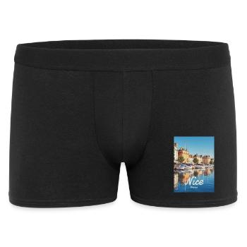 Nice Port of Nice - Men's Boxer Shorts - black - Front