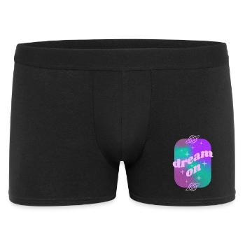 Dream On Cosmic Gradient - Männer Boxer Shorts - Schwarz - Vorne