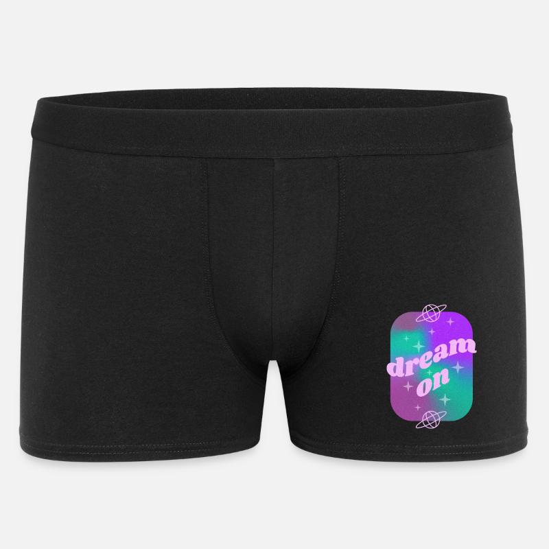 Dream On Cosmic Gradient - Männer Boxer Shorts - Schwarz