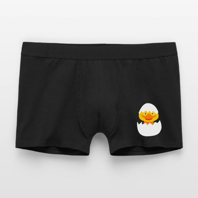 Chick Cute Easter Cute Kids Egg Easter Egg Yellow Men's Boxer Shorts