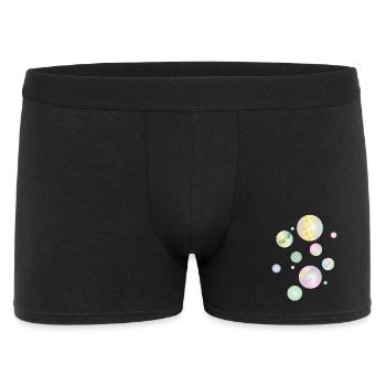 Colorful Pastel Marbles – Playful Ball Design - Men's Boxer Shorts - black - Front