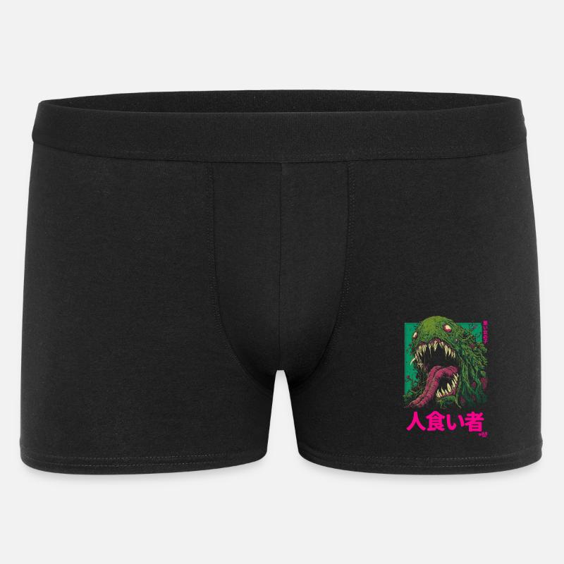 Monster Tokyo - Männer Boxer Shorts - Schwarz