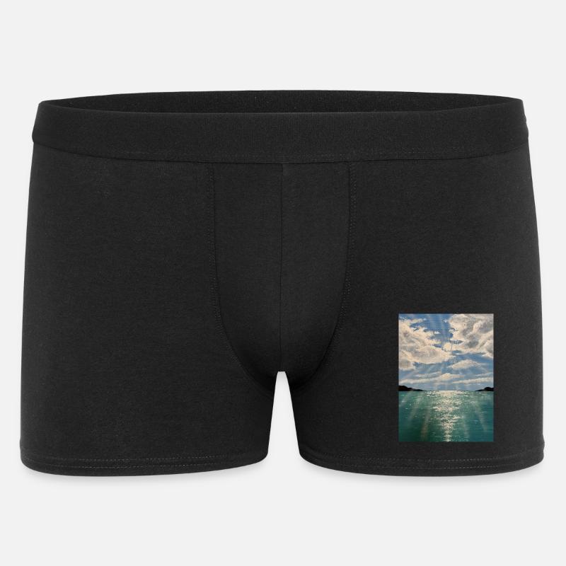 Sonnenschein - Männer Boxer Shorts - Schwarz