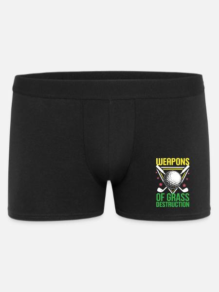 Golf - Weapons of Grass Destruction - Men's Boxer Shorts - black