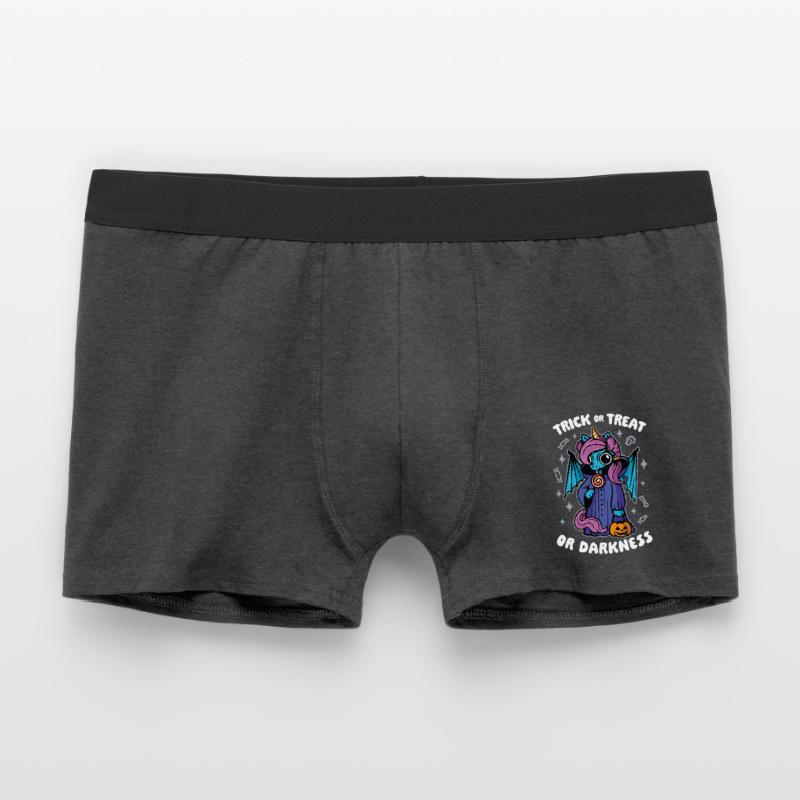 Dunkles süßes Einhorn - Süßes oder Saures oder Dunkelheit Männer Boxer Shorts