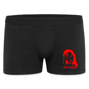 Woman has a headache - Men's Boxer Shorts - black - Front