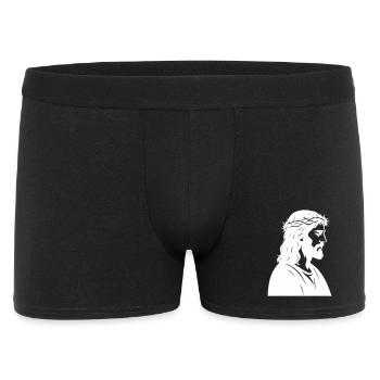Silhouette de Jésus-Christ - Boxer Homme - noir - Devant