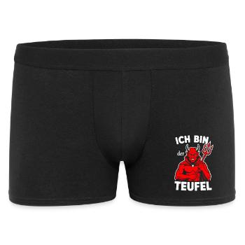 Devil Costume Halloween Horror Carnival - Men's Boxer Shorts - black - Front