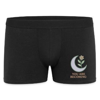 Moon Blossom: You Will Grow - Men's Boxer Shorts - black - Front