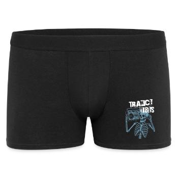 Trance Vibes Skeleton Boombox - Boxer Homme - noir - Devant