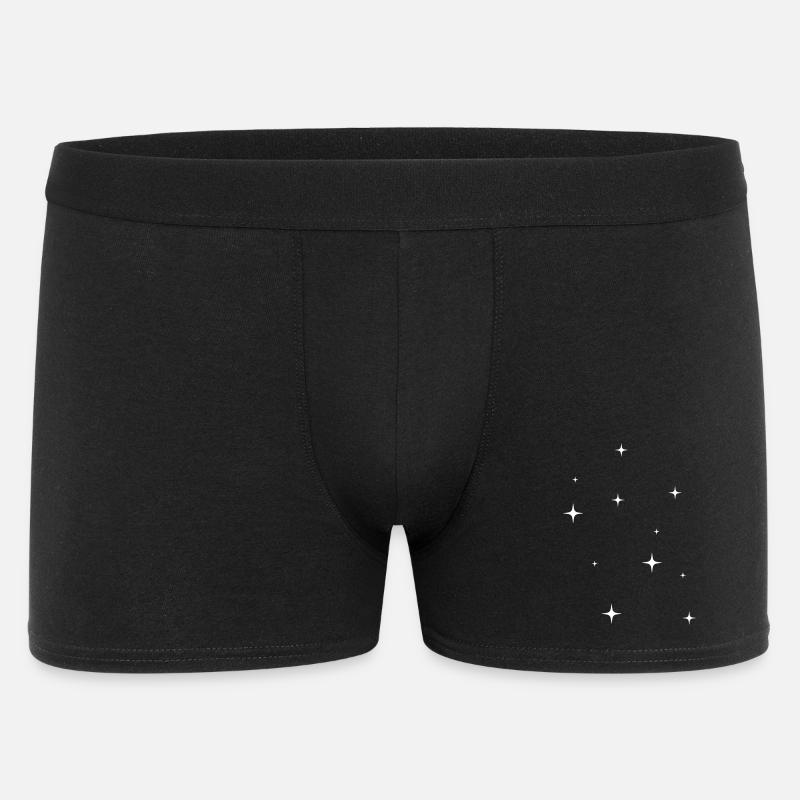 Sterne - Männer Boxer Shorts - Schwarz