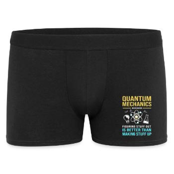 Physique quantique Mécanique quantique Saut quantique - Boxer Homme - noir - Devant