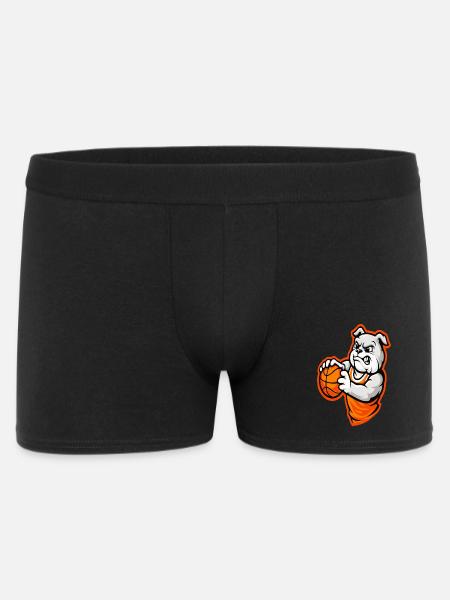 Power Basketball Bulldog Mascot - Men's Boxer Shorts - black