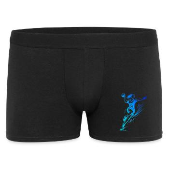 Handball Vibes für Handball fuer Frauen - Männer Boxer Shorts - Schwarz - Vorne