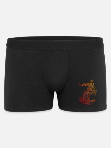 Purist Snowboard Theme - Men's Boxer Shorts - black