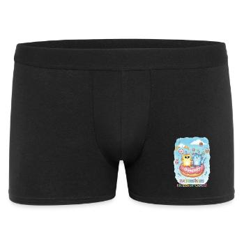 Kitten chaos on the donut - Men's Boxer Shorts - black - Front