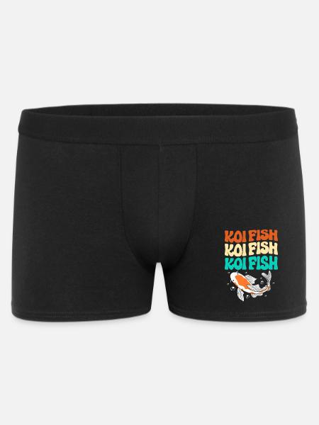 Poisson koi carpe koi koi - Boxer Homme - noir
