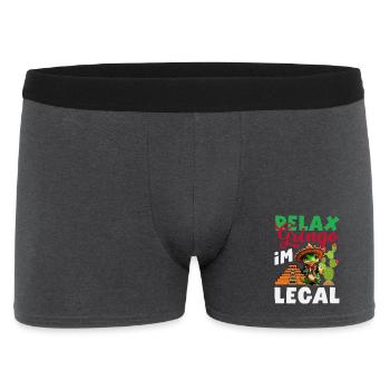 Fierté du Mexique & Maison Drapeau du Mexique - Boxer Homme - charbon - Devant