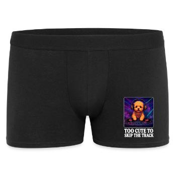 DJ Maltipoo : Trop mignon pour passer la piste - Neon Art - Boxer Homme - noir - Devant