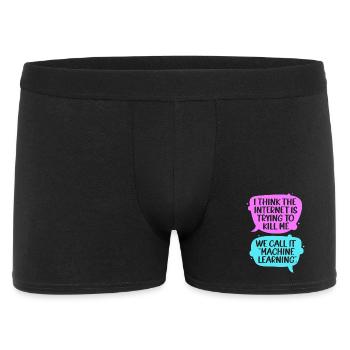 Programmeur GPT Coder - Boxer Homme - noir - Devant